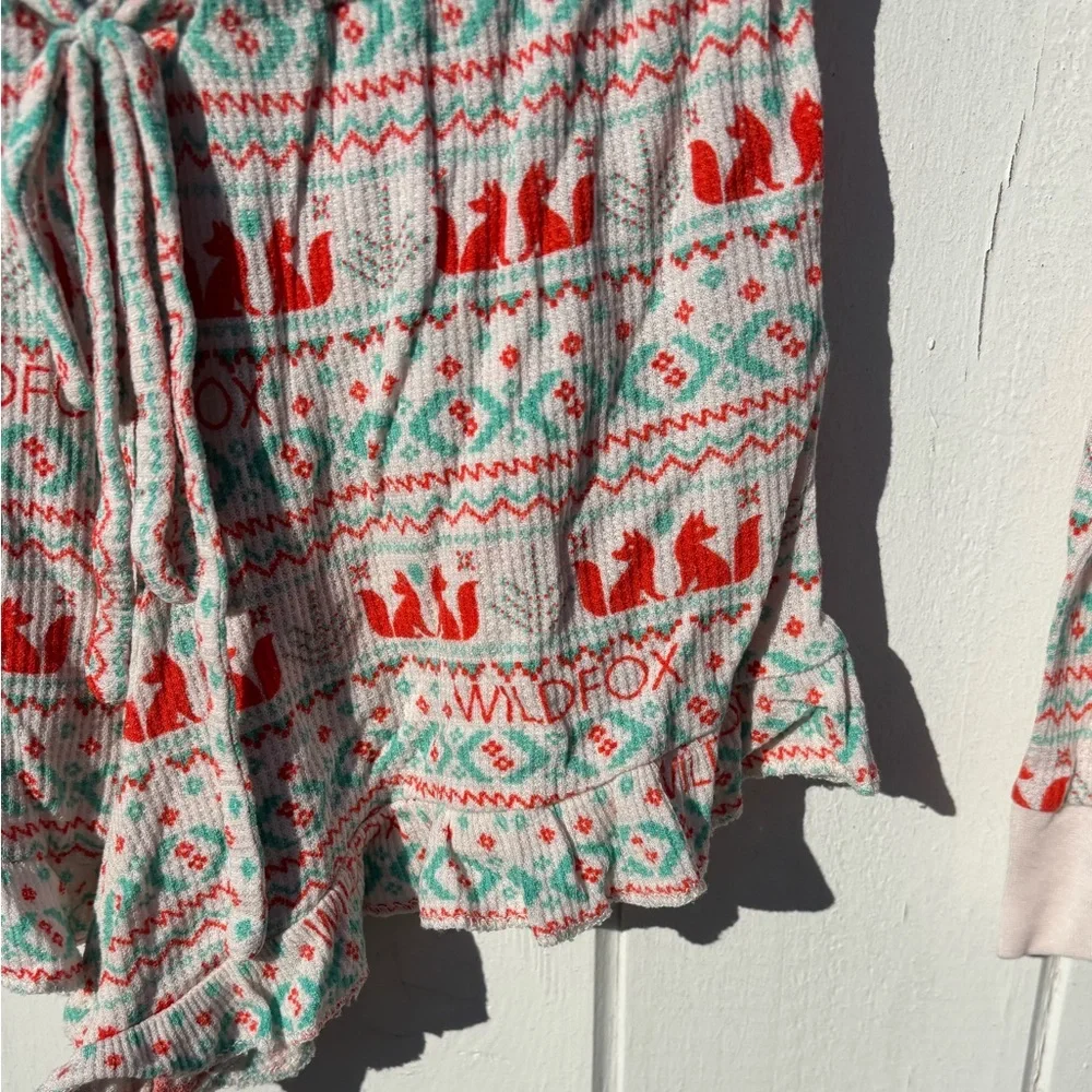 Wildfox Intimates Thermal Romper Pajamas XS